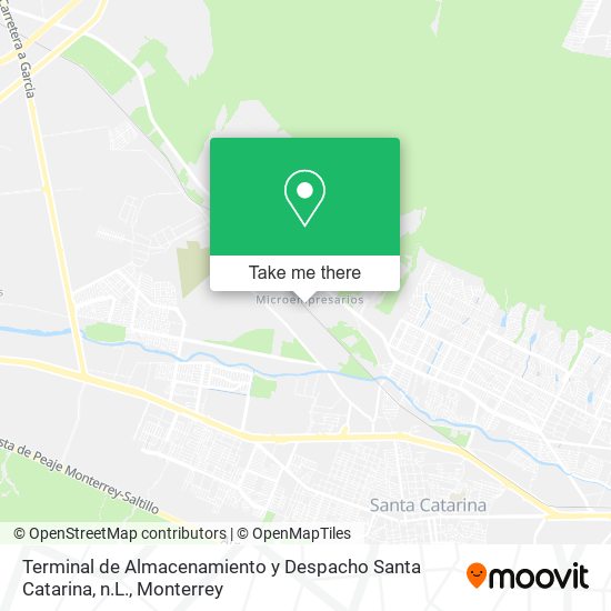 Terminal de Almacenamiento y Despacho Santa Catarina, n.L. map