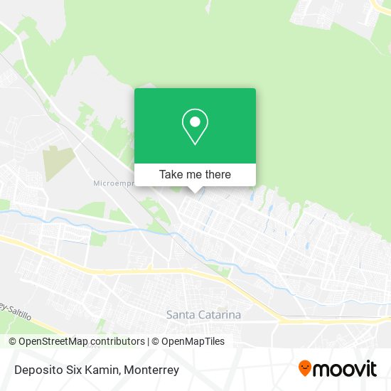 Mapa de Deposito Six Kamin
