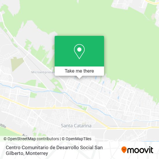Centro Comunitario de Desarrollo Social San Gilberto map