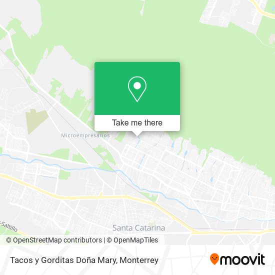 Mapa de Tacos y Gorditas Doña Mary