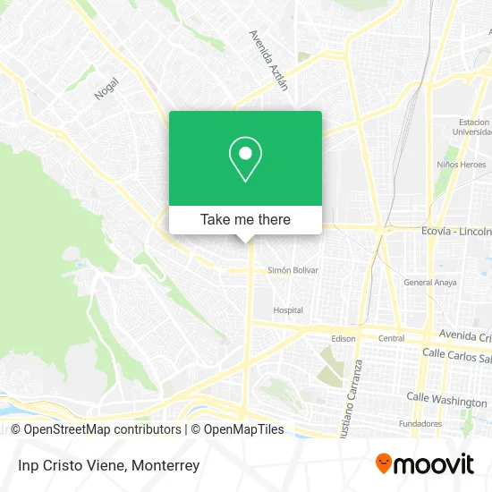 Inp Cristo Viene map