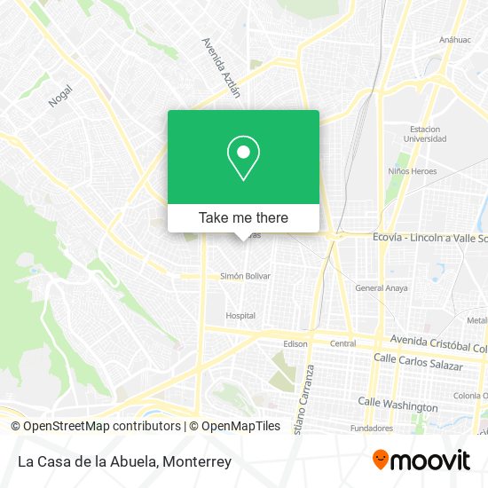 La Casa de la Abuela map
