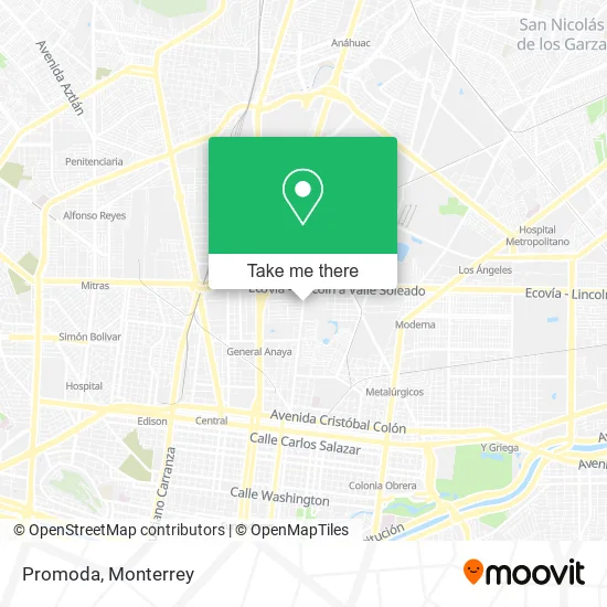 Promoda map