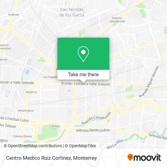 Centro Medico Ruiz Cortinez map