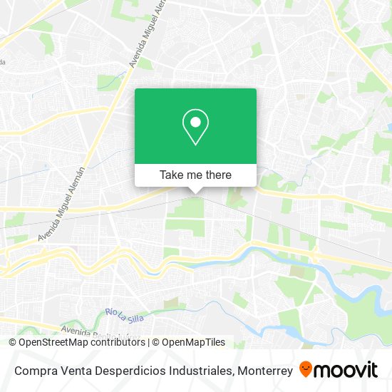 Compra Venta Desperdicios Industriales map