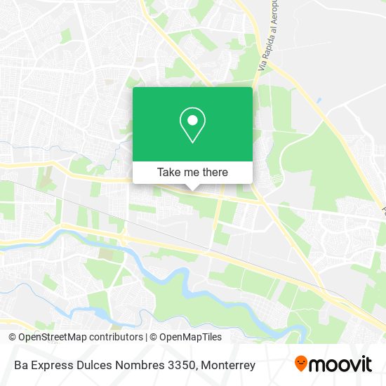 Ba Express Dulces Nombres 3350 map