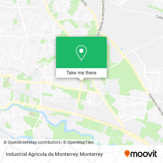 Industrial Agricola de Monterrey map