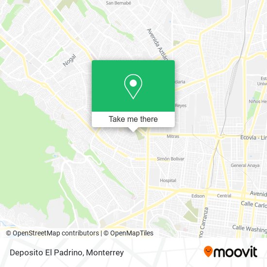 Mapa de Deposito El Padrino