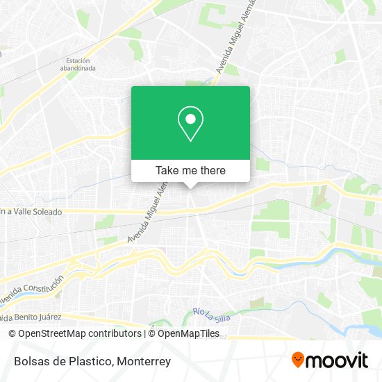 Mapa de Bolsas de Plastico