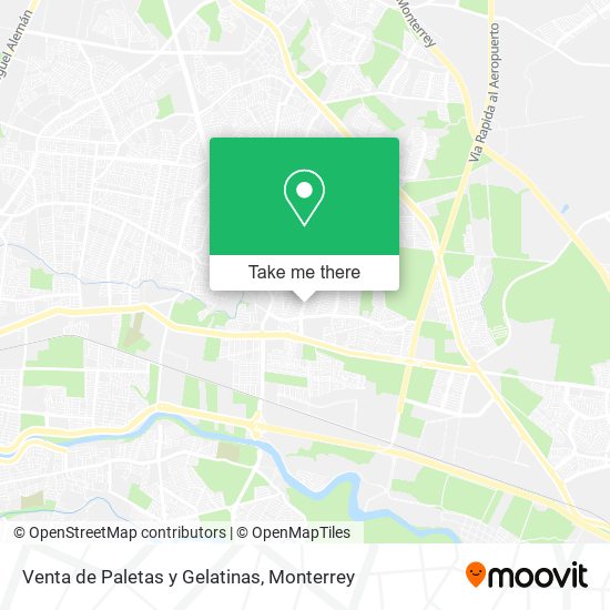 Venta de Paletas y Gelatinas map