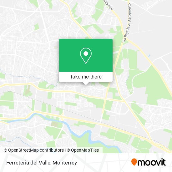 Ferreteria del Valle map