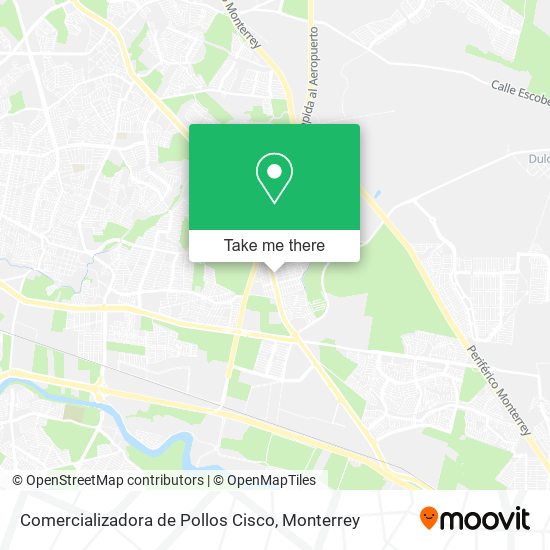 Comercializadora de Pollos Cisco map