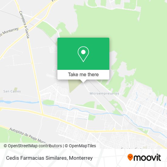 Cedis Farmacias Similares map