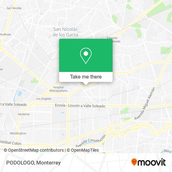 Mapa de PODOLOGO