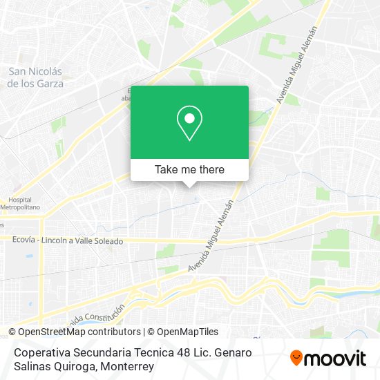 Coperativa Secundaria Tecnica 48 Lic. Genaro Salinas Quiroga map