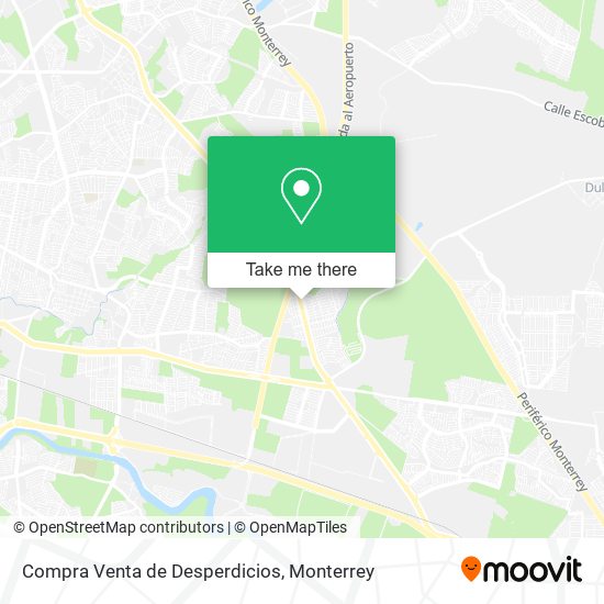 Mapa de Compra Venta de Desperdicios