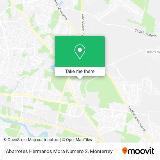 Abarrotes Hermanos Mora Numero 2 map