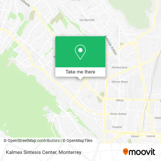 Mapa de Kalmex Sintesis Center