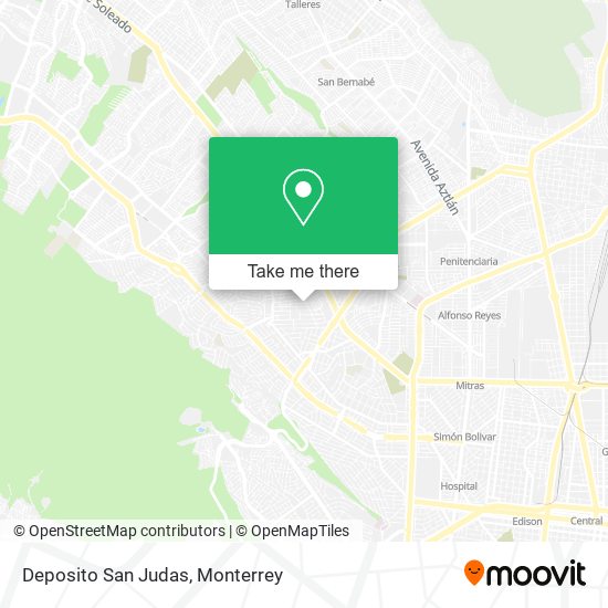 Mapa de Deposito San Judas