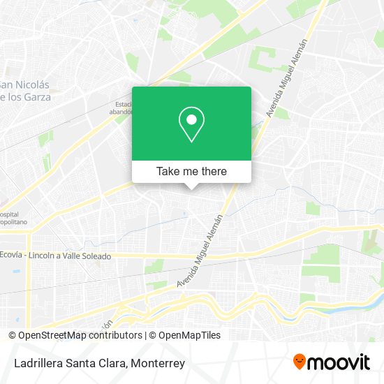 Mapa de Ladrillera Santa Clara
