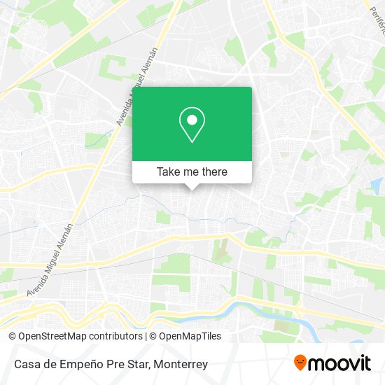 Mapa de Casa de Empeño Pre Star