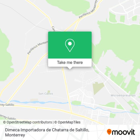 Dimeca Importadora de Chatarra de Saltillo map