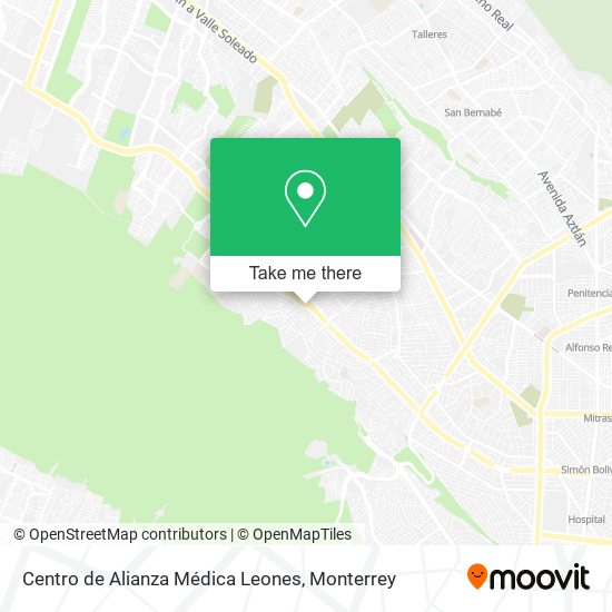 Centro de Alianza Médica Leones map