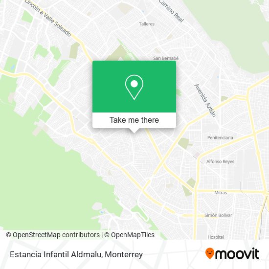 Mapa de Estancia Infantil Aldmalu