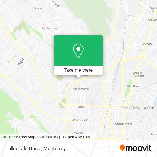 Taller Lalo Garza map