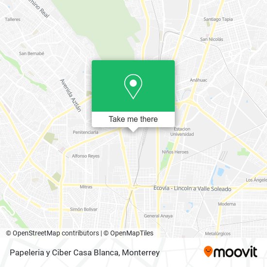Papeleria y Ciber Casa Blanca map