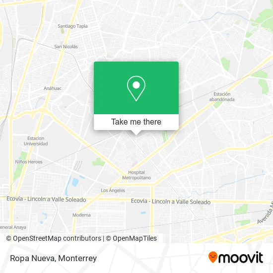 Ropa Nueva map