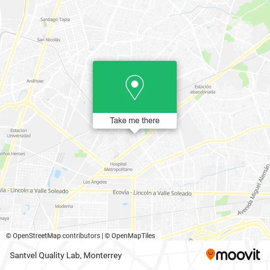 Santvel Quality Lab map