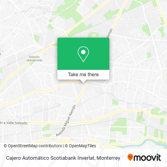 Cajero Automático Scotiabank Inverlat map