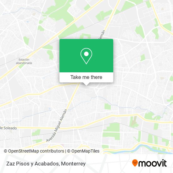 Zaz Pisos y Acabados map