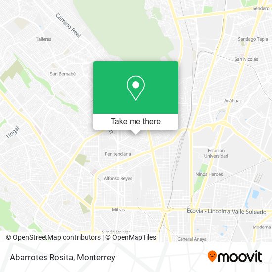 Abarrotes Rosita map