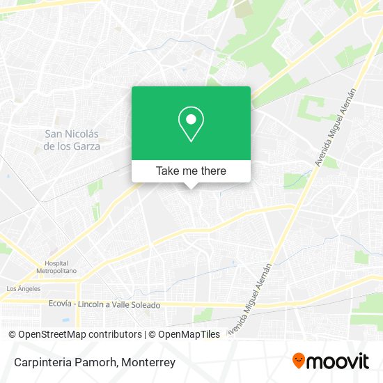 Mapa de Carpinteria Pamorh