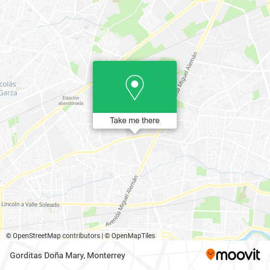Mapa de Gorditas Doña Mary