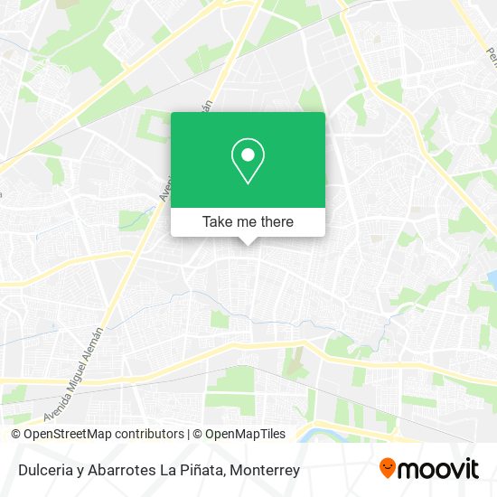 Dulceria y Abarrotes La Piñata map