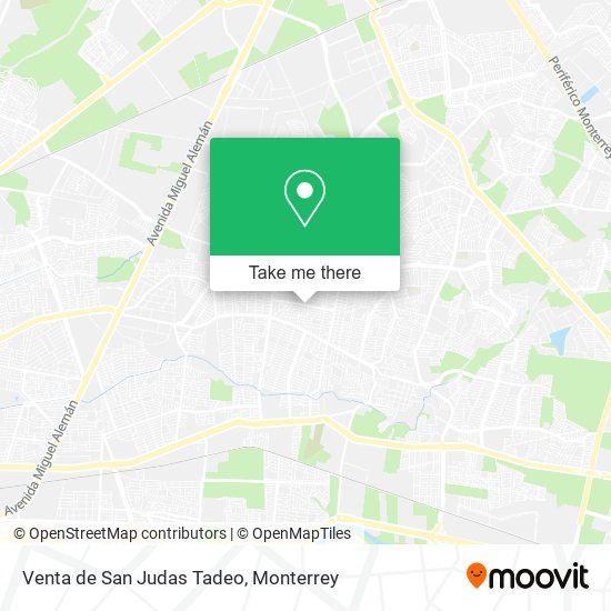 Mapa de Venta de San Judas Tadeo