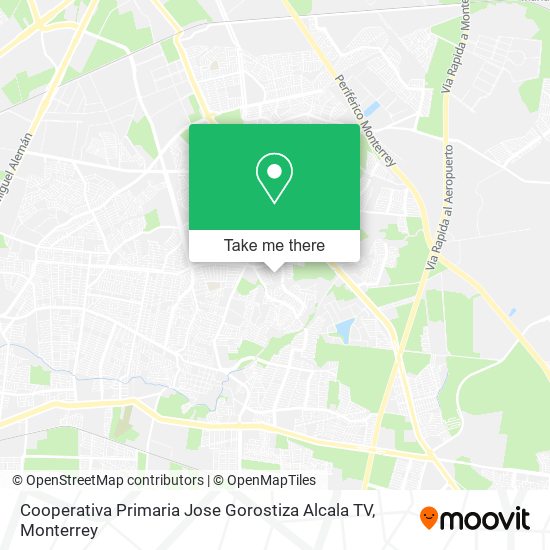 Cooperativa Primaria Jose Gorostiza Alcala TV map