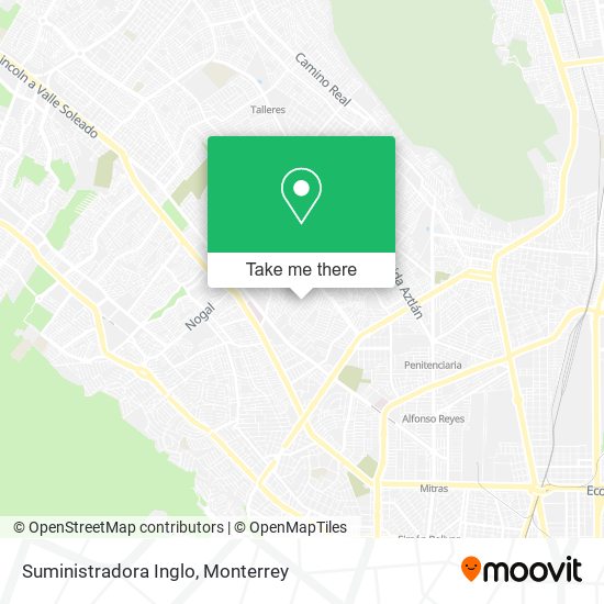 Mapa de Suministradora Inglo