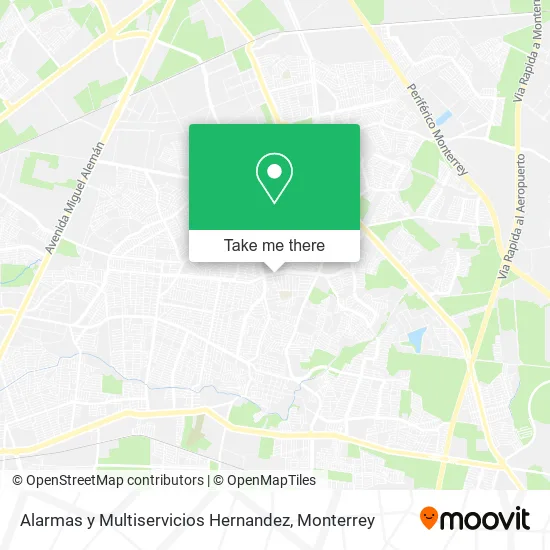 Alarmas y Multiservicios Hernandez map