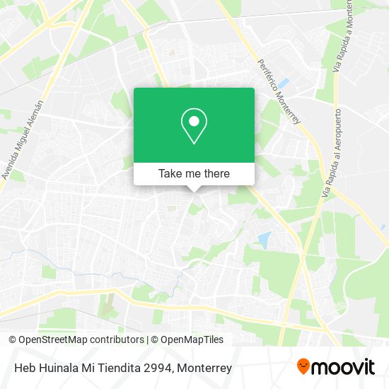Heb Huinala Mi Tiendita 2994 map