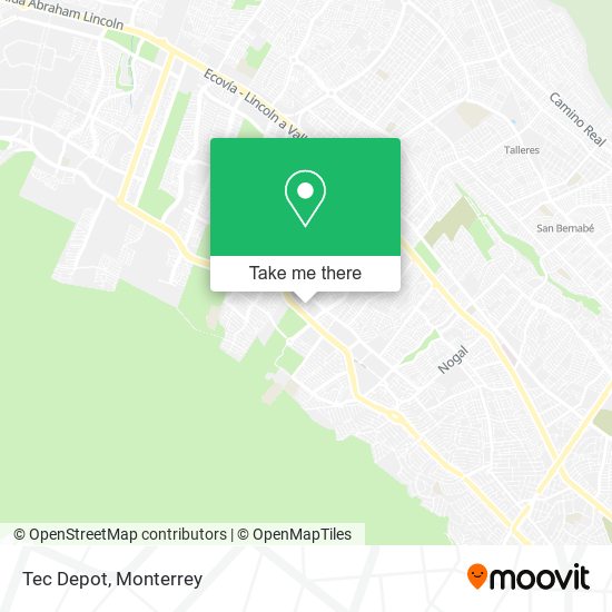 Mapa de Tec Depot