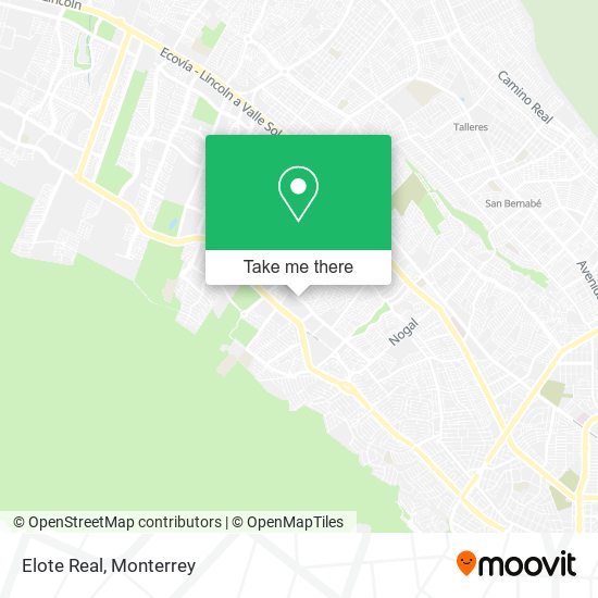 How to get to Elote Real in Monterrey by Bus or Metrorrey?