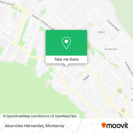 Abarrotes Hernandez map