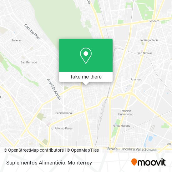 Suplementos Alimenticio map