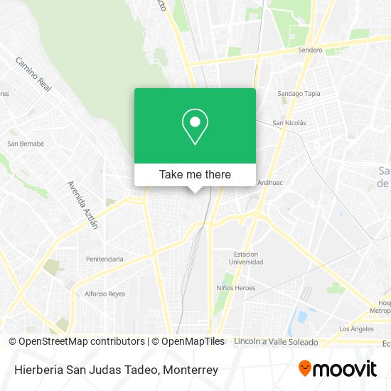 Hierberia San Judas Tadeo map