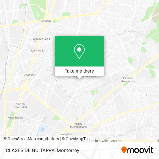 Mapa de CLASES DE GUITARRA