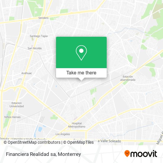 Financiera Realidad sa map